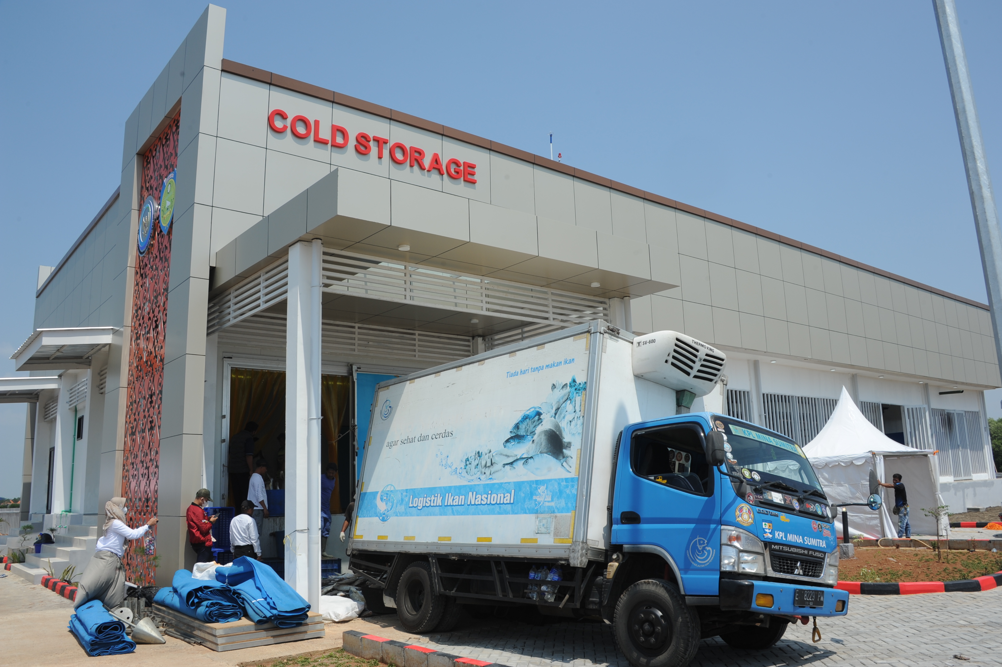 Peresmian Cold Storage di Kabupaten Indramayu