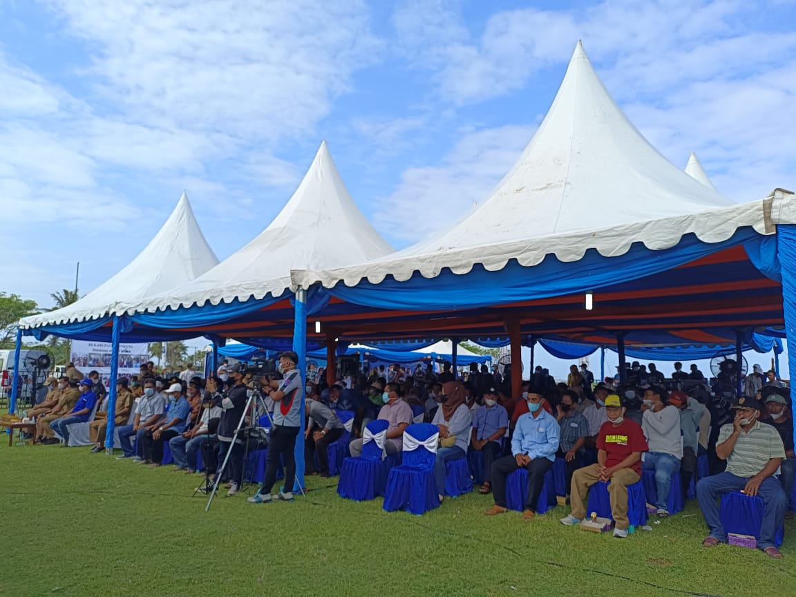 Kick Off Perluasan Kredit Usaha Rakyat (KUR) Berbasis Klaster untuk Kmoditas Udang Windu