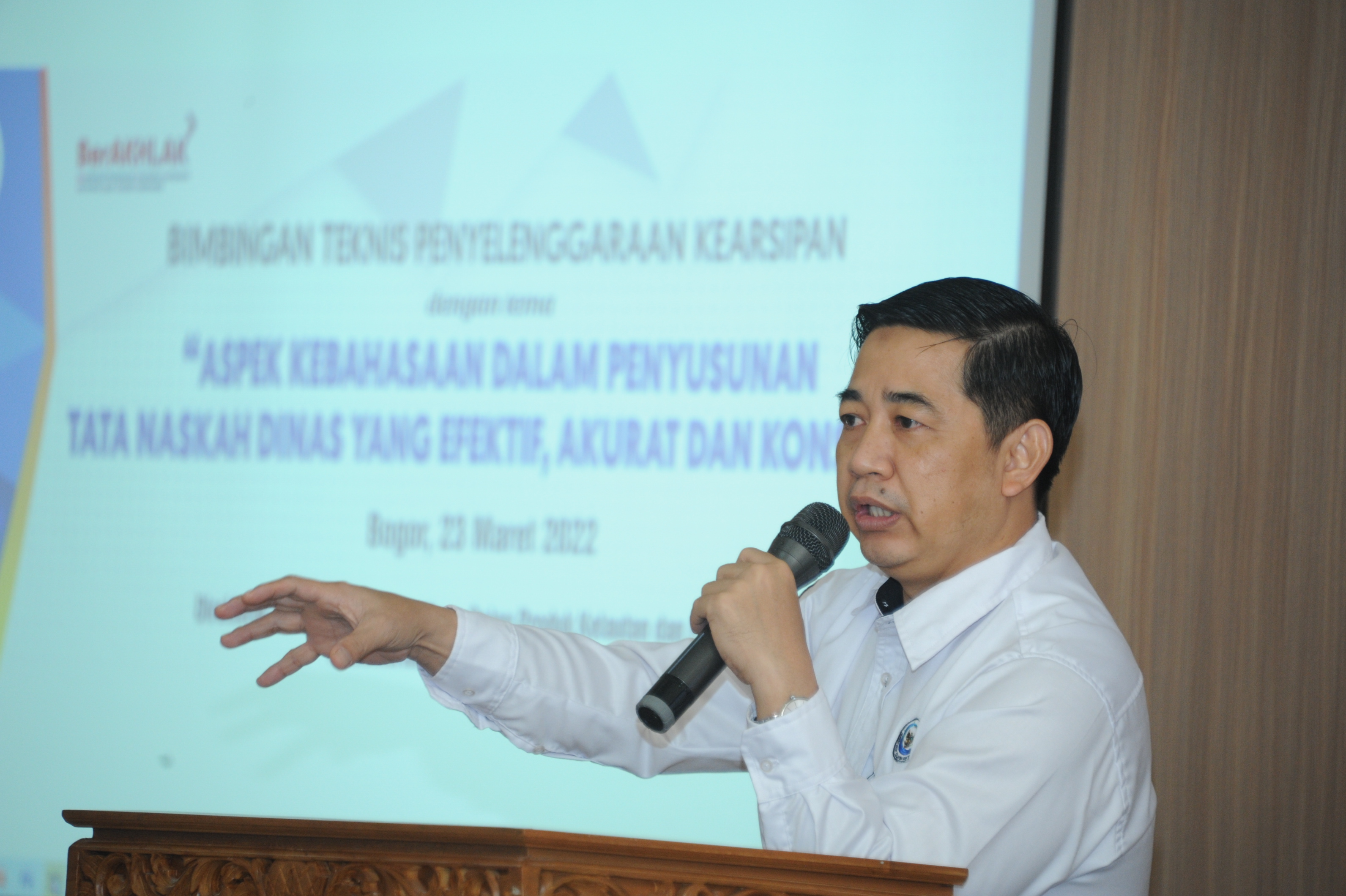 Bimbingan Teknis Penyelenggaraan Kearsipan