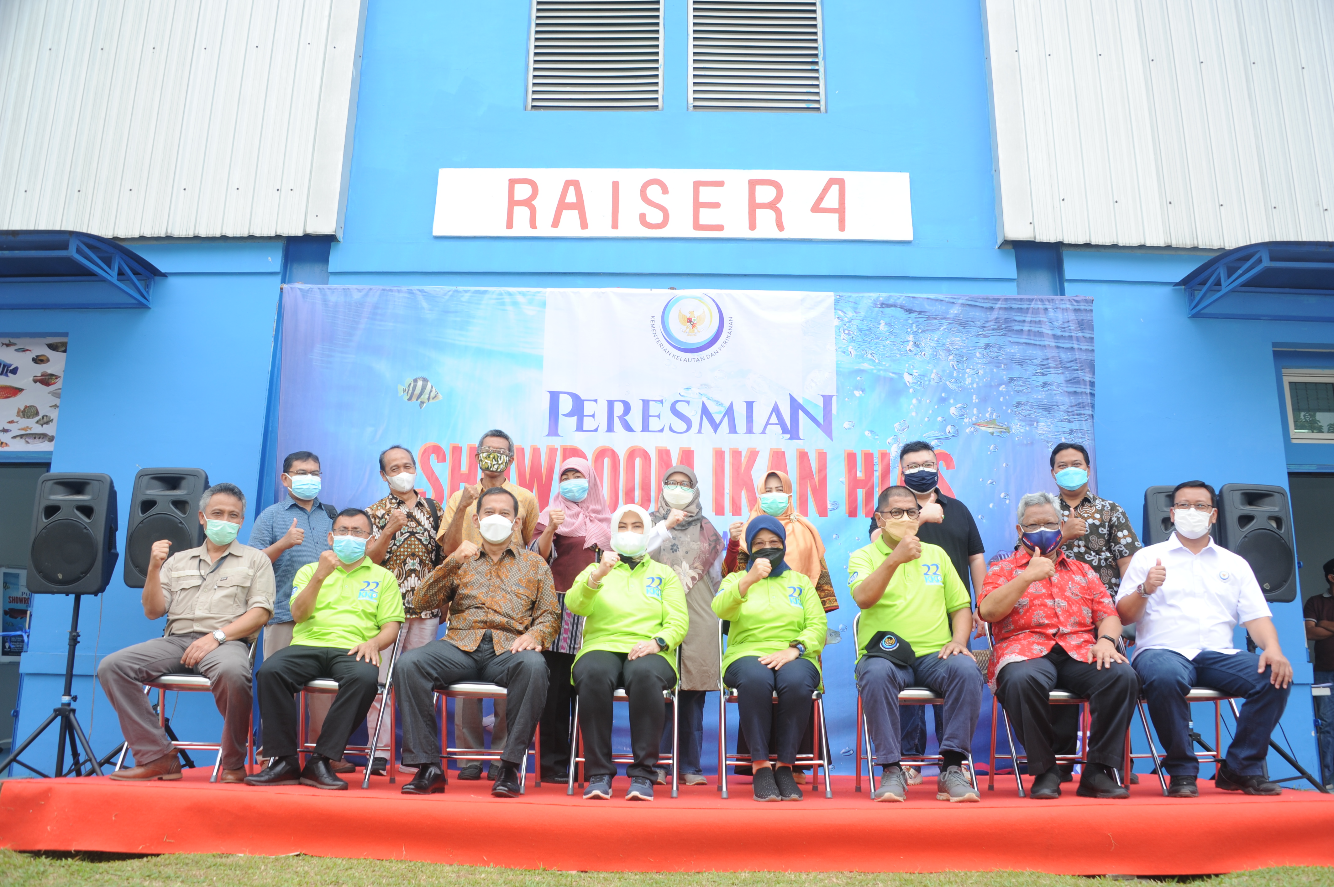 Peresmian Showroom Ikan Hias Di Raiser Ikan Hias Satker BBP3KP Cibinong