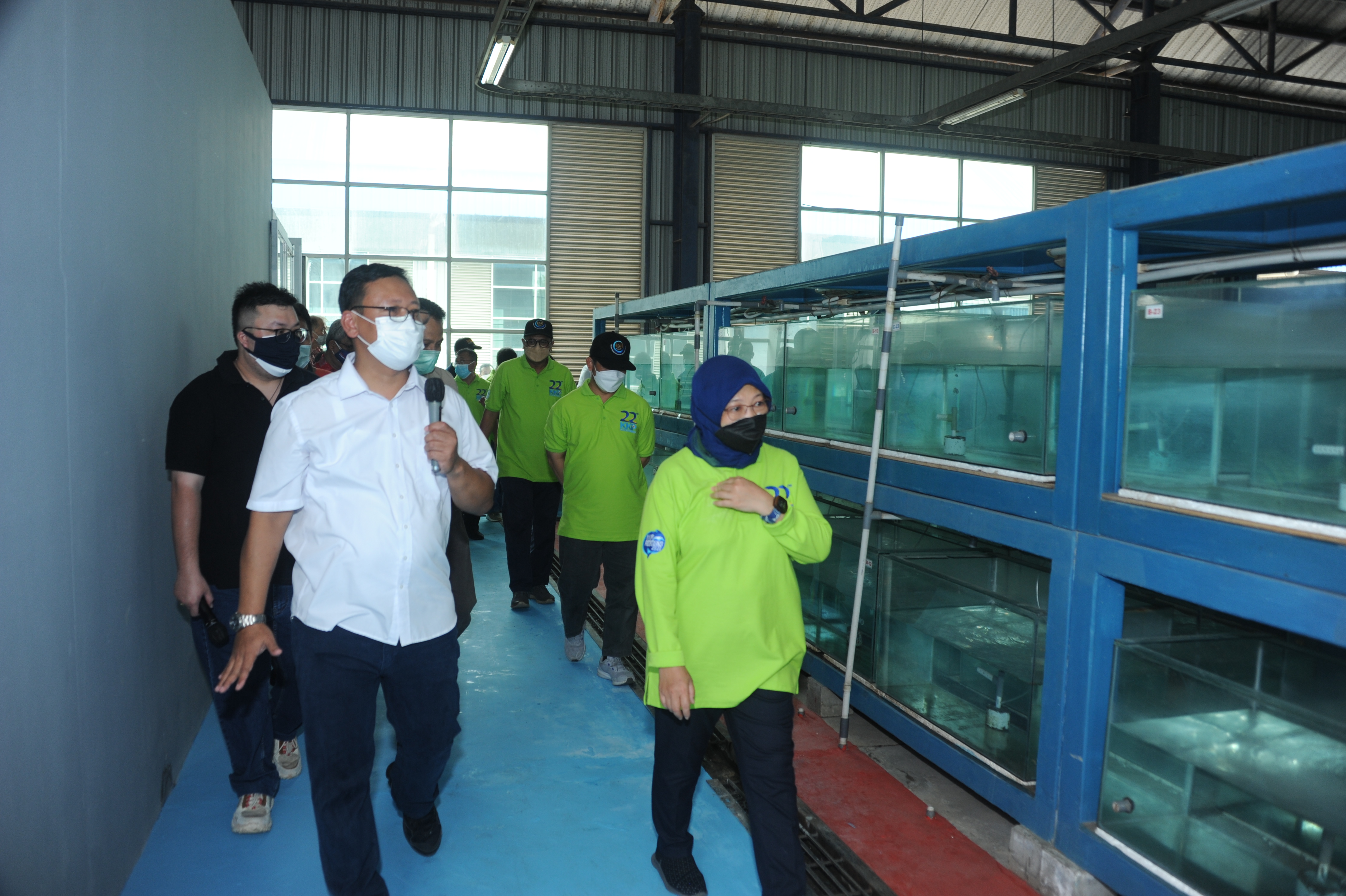 Peresmian Showroom Ikan Hias Di Raiser Ikan Hias Satker BBP3KP Cibinong