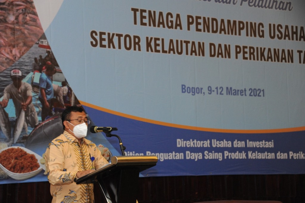 Sosialisasi dan Pelatihan ”Tenaga Pendampingan Usaha Sektor Kelautan dan Perikanan”