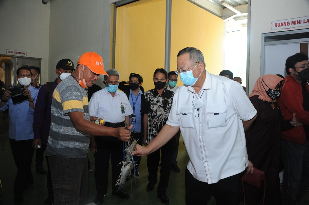 Kementerian Kelautan dan Perikanan bersama Komisi IV DPR RI Melakukan Kunjungan Kerja ke Pasar Ikan Modern (PIM) Kota Palembang