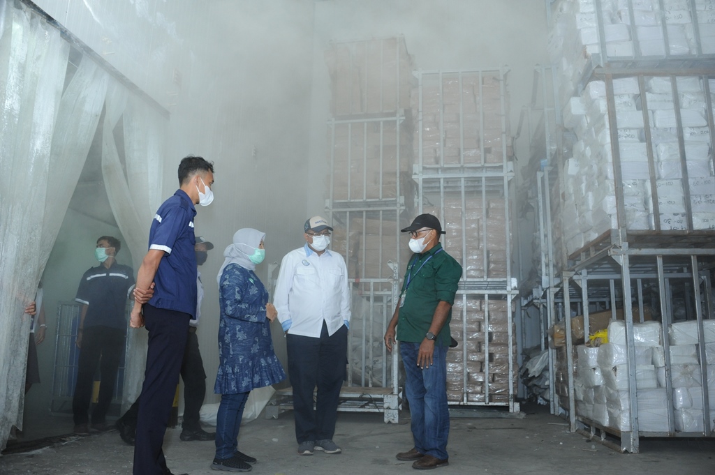 Kunjungan Kerja Dirjen PDS ke Cold Storage di Muara Baru