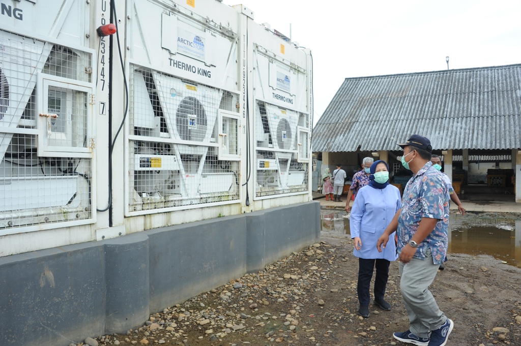 Kunjunga Kerja Dirjen PDSPK KKP ke Cold Storage di TPI Pekalongan