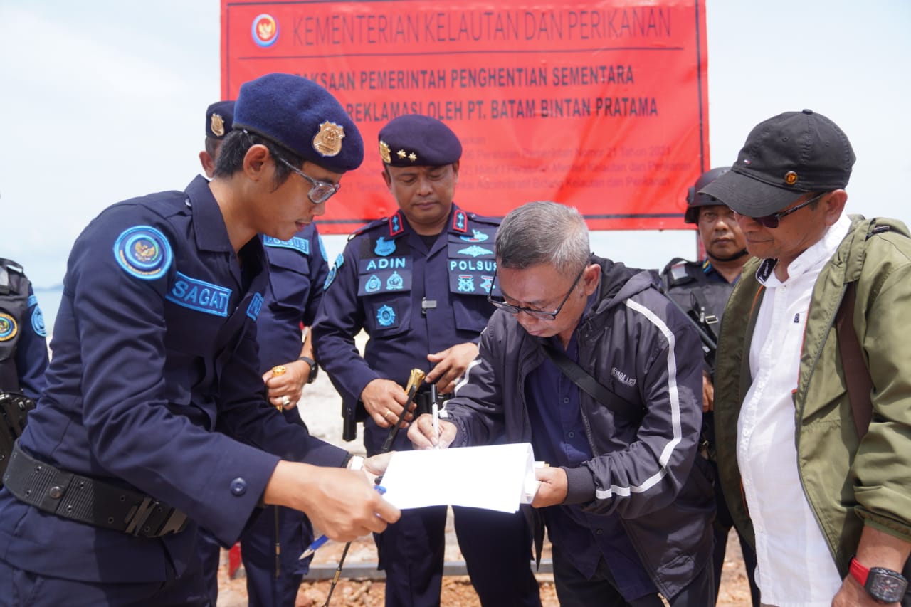 KKP Stop Proyek Tersus Lahan Reklamasi Milik PT. BBP di Lingga Kepulauan Riau