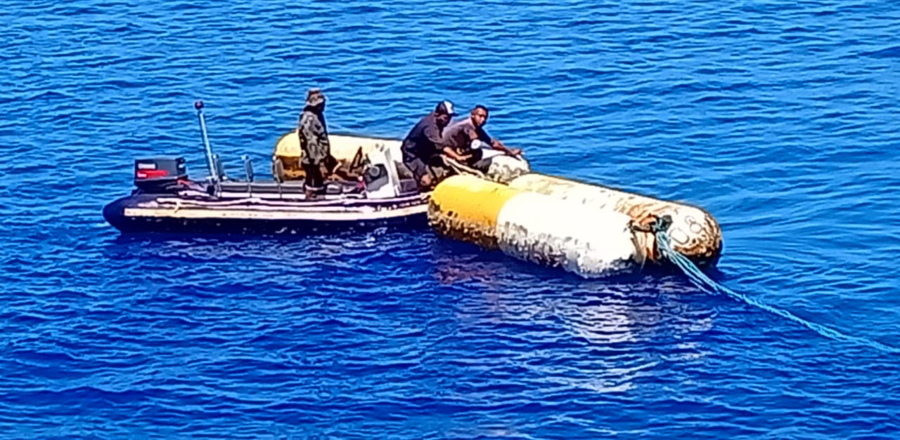 PENERTIBAN 12 RUMPON ILEGAL DI LAUT SULAWESI PERBATASAN INDONESIA -FILIPINA