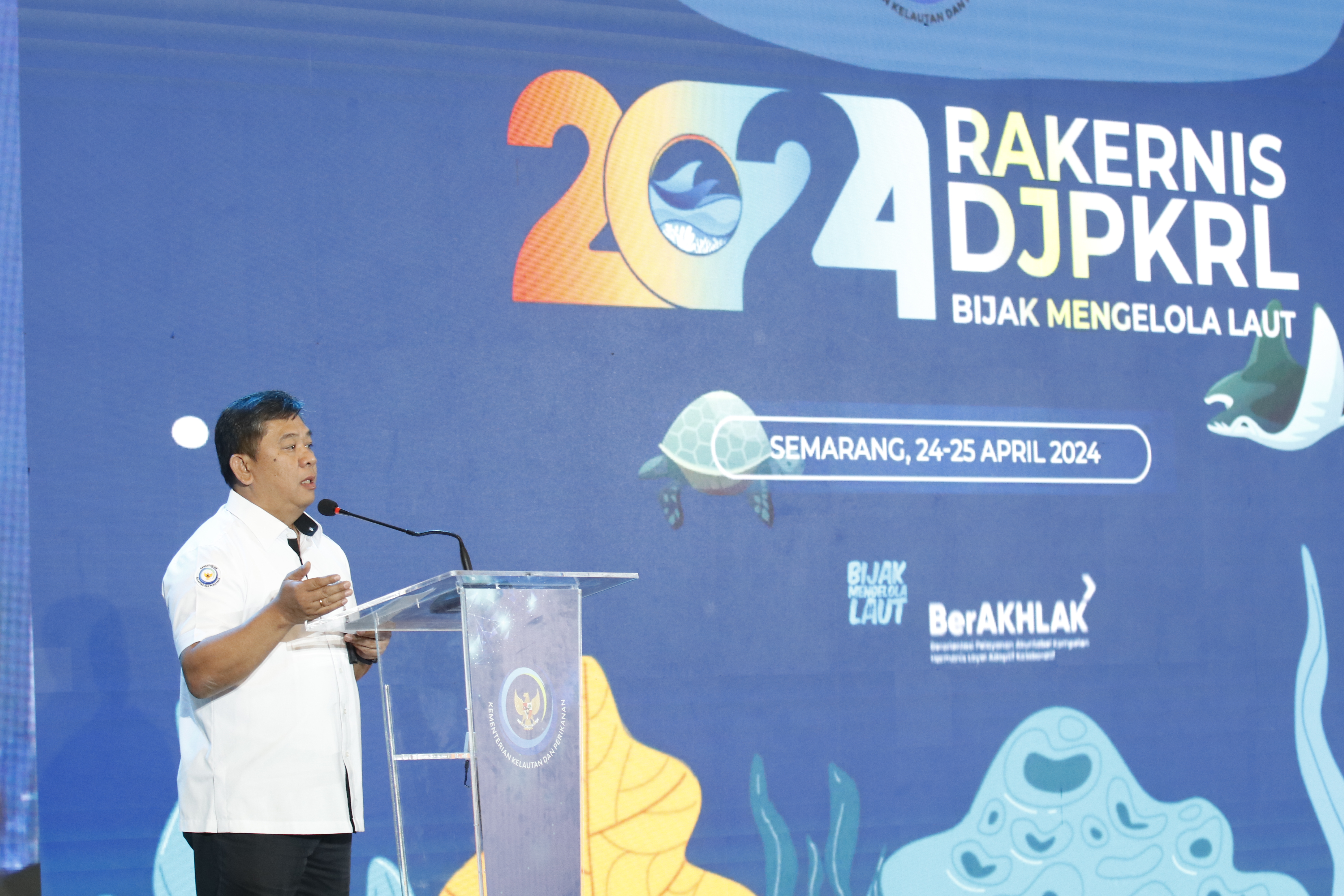 Rapat Kerja Teknis (Rakernis) Ditjen Pengelolaan Kelautan dan Ruang Laut Tahun 2024, Semarang (24-25/4).