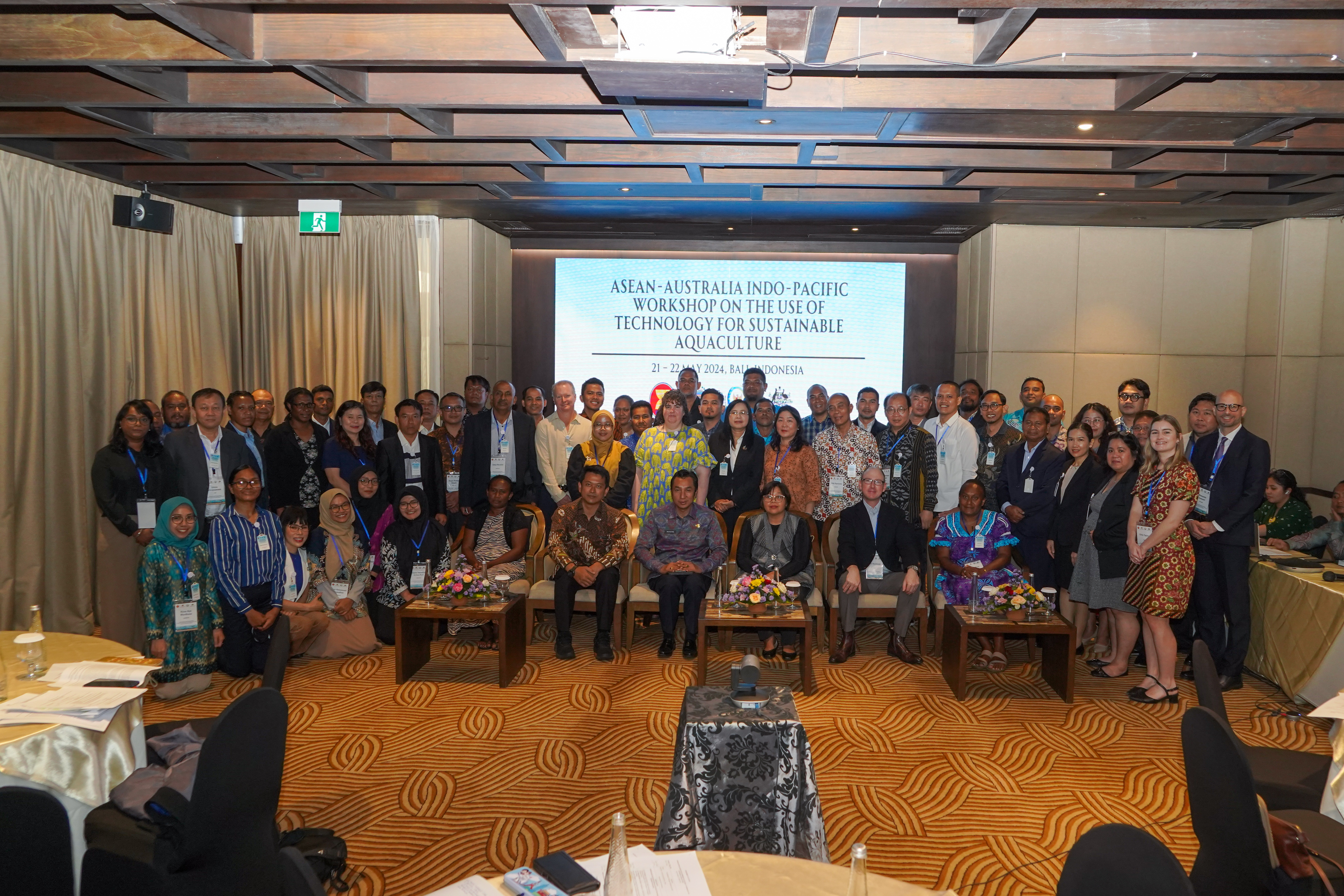 ASEAN-Australia Indo-Pacific Workshop on the use of Technology for Sustainable Aquaculture di Bali, 21 Mei 2024