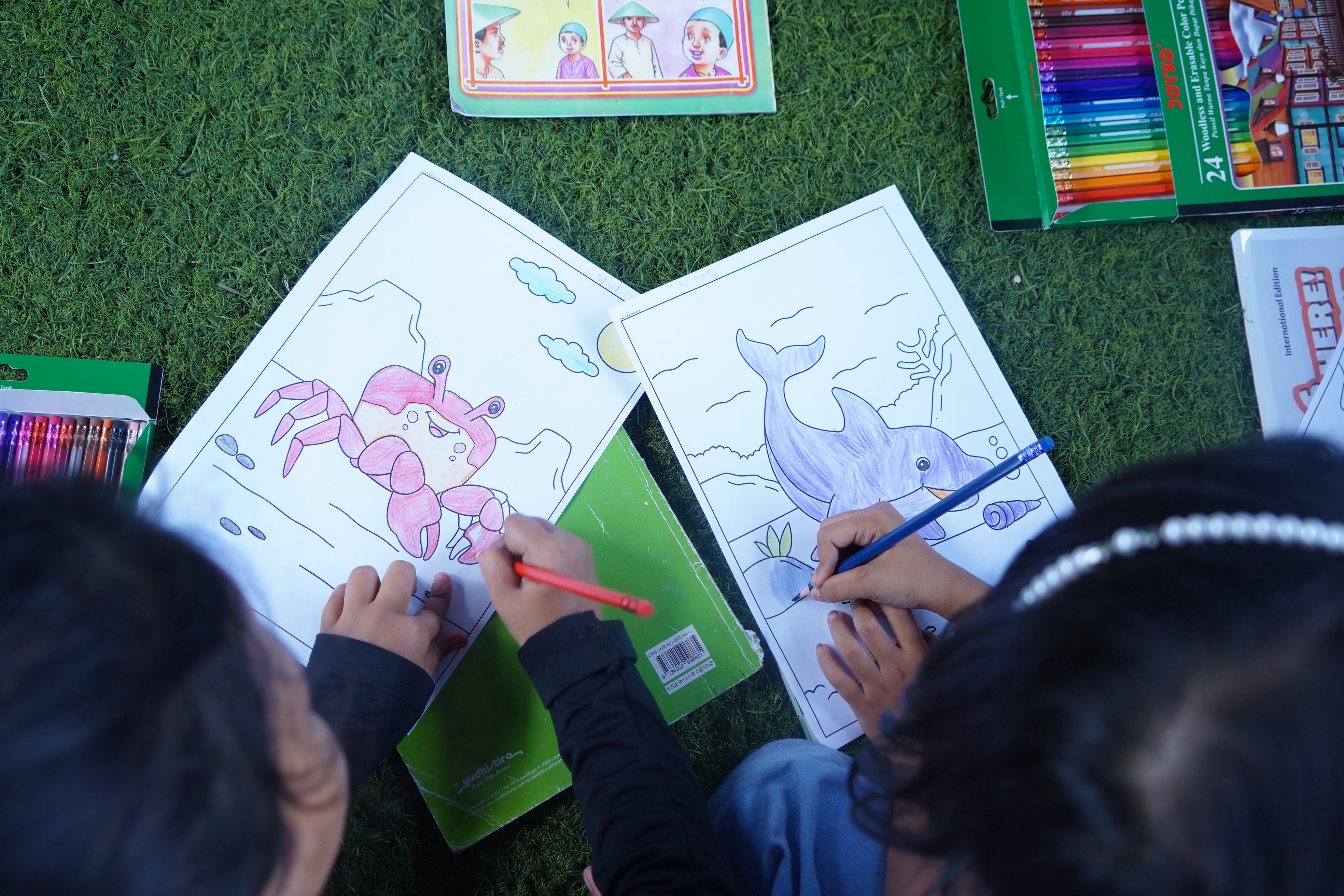 World Ocean Day, KKP Peringati bersama Anak-anak TBM Kolong melalui Literasi Kelautan