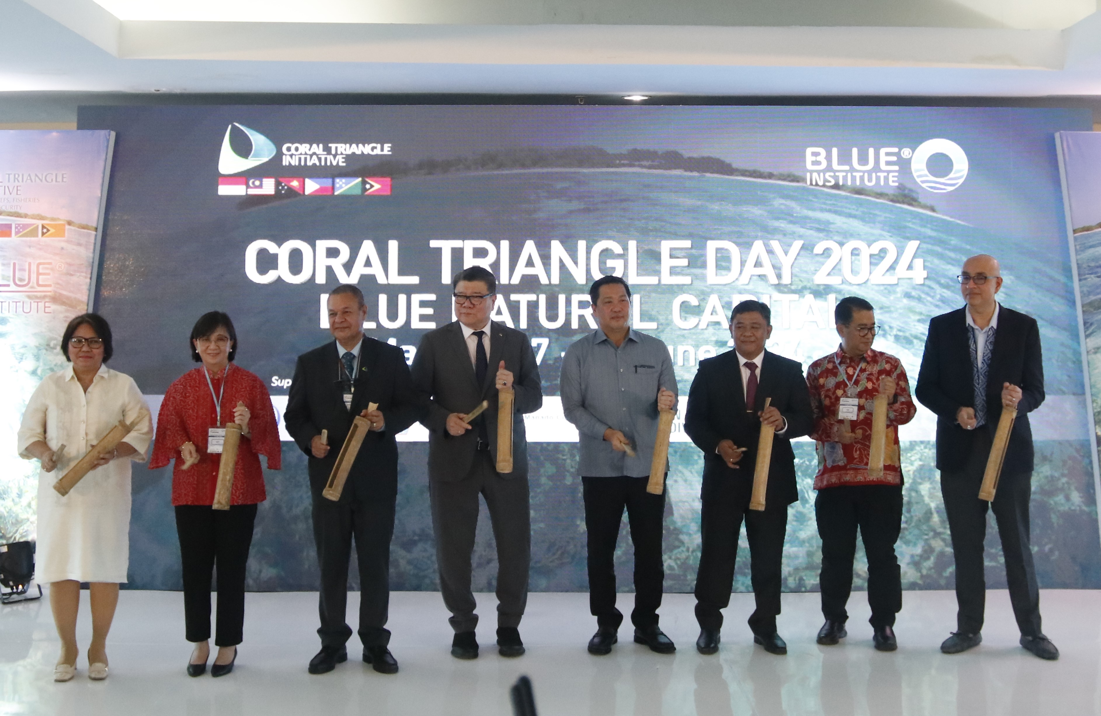 High Level Forum on Blue Natural Capital dalam rangka Coral Triangle Day di Manado