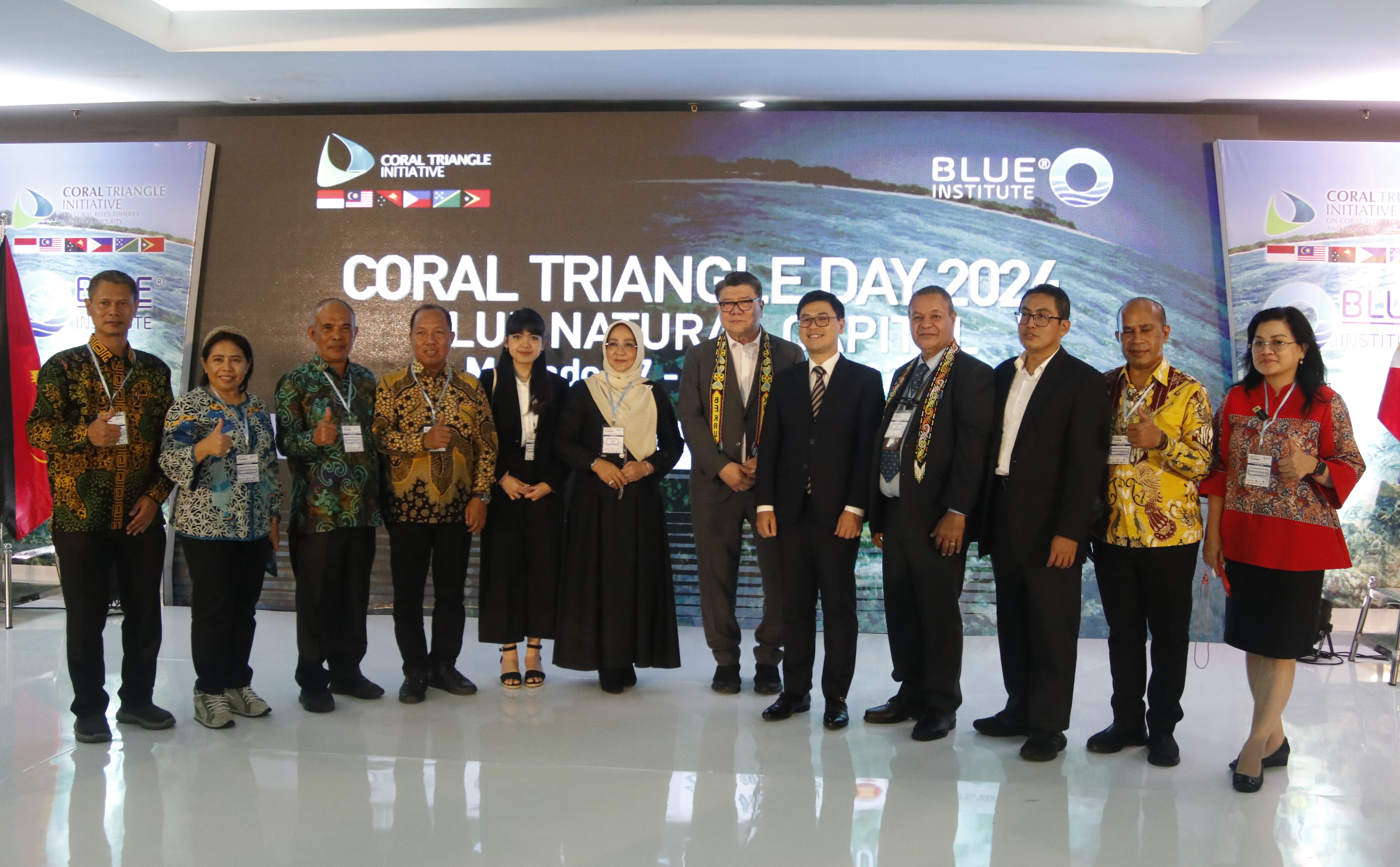 High Level Forum on Blue Natural Capital dalam rangka Coral Triangle Day di Manado