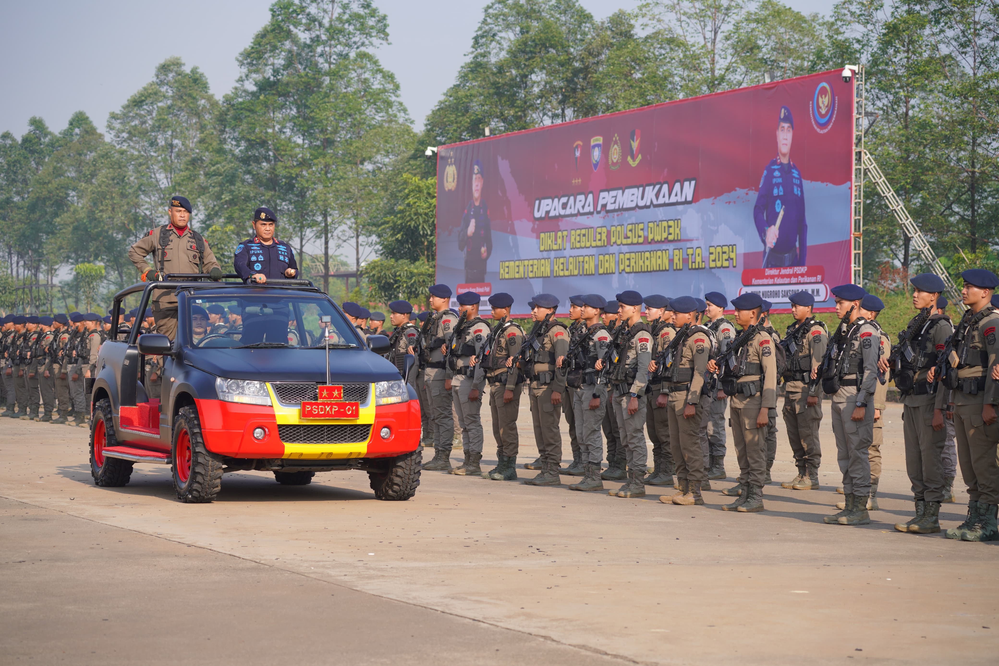 Pembukaan Diklat Reguler POLSUS PWP3K Ditjen PSDKP