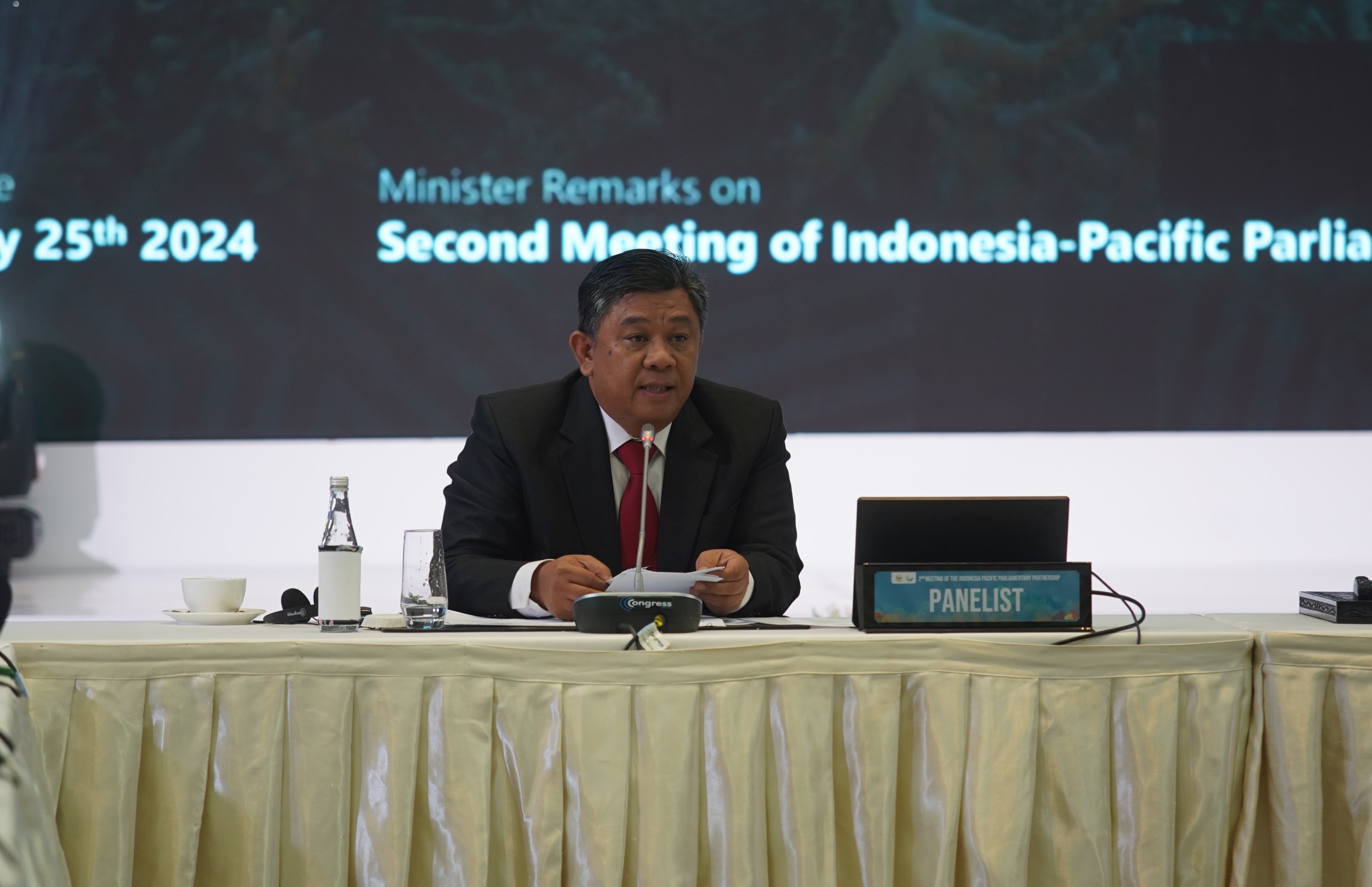 Panelis pada kegiatan Second Meeting of Indonesia - Pacific Parliamentary Partnership (IPPP)