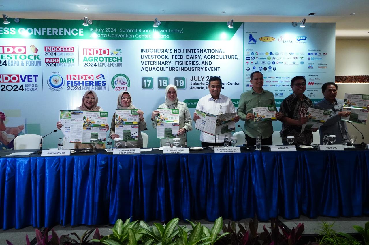 Konferensi Pers Indo Fisheries Expo & Forum 2024