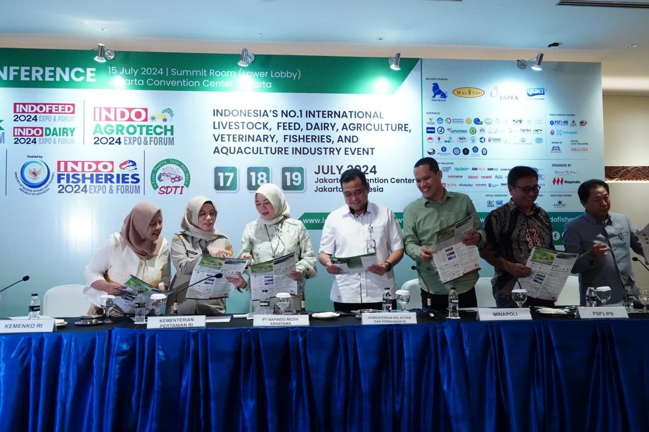 Konferensi Pers Indo Fisheries Expo & Forum 2024