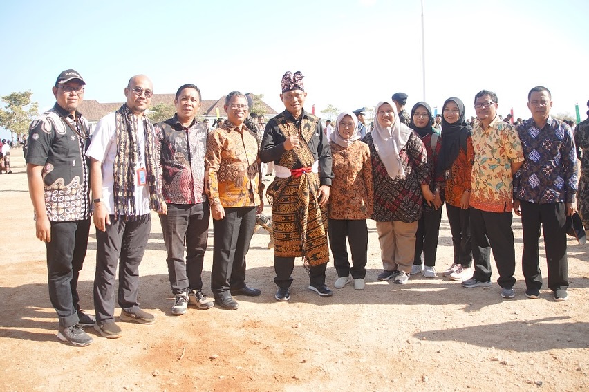 Upacara Peringatan Hari Ulang Tahun Kemerdekaan ke-79 Republik Indonesia di Kabupaten Sabu Raijua, Provinsi Nusa Tenggara Timur.