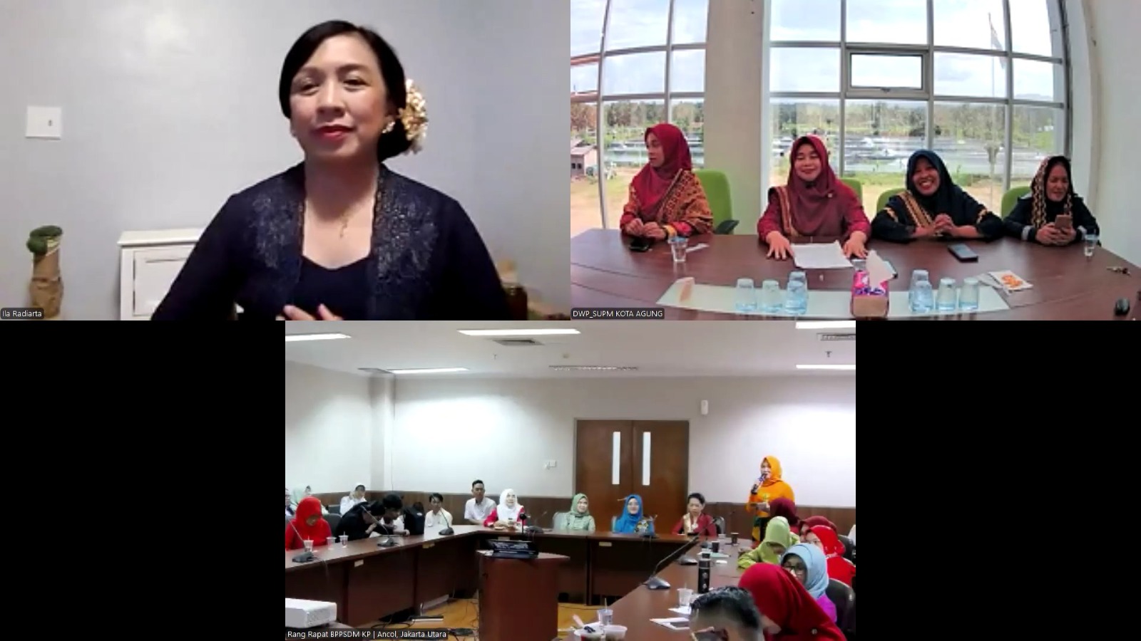 Ketua Dharma Wanita Persatuan BPPSDM KP Buka Sharing Budaya dan Penyerahan Dana Pendidikan lingkup BPPSDM KP Tahun 2024