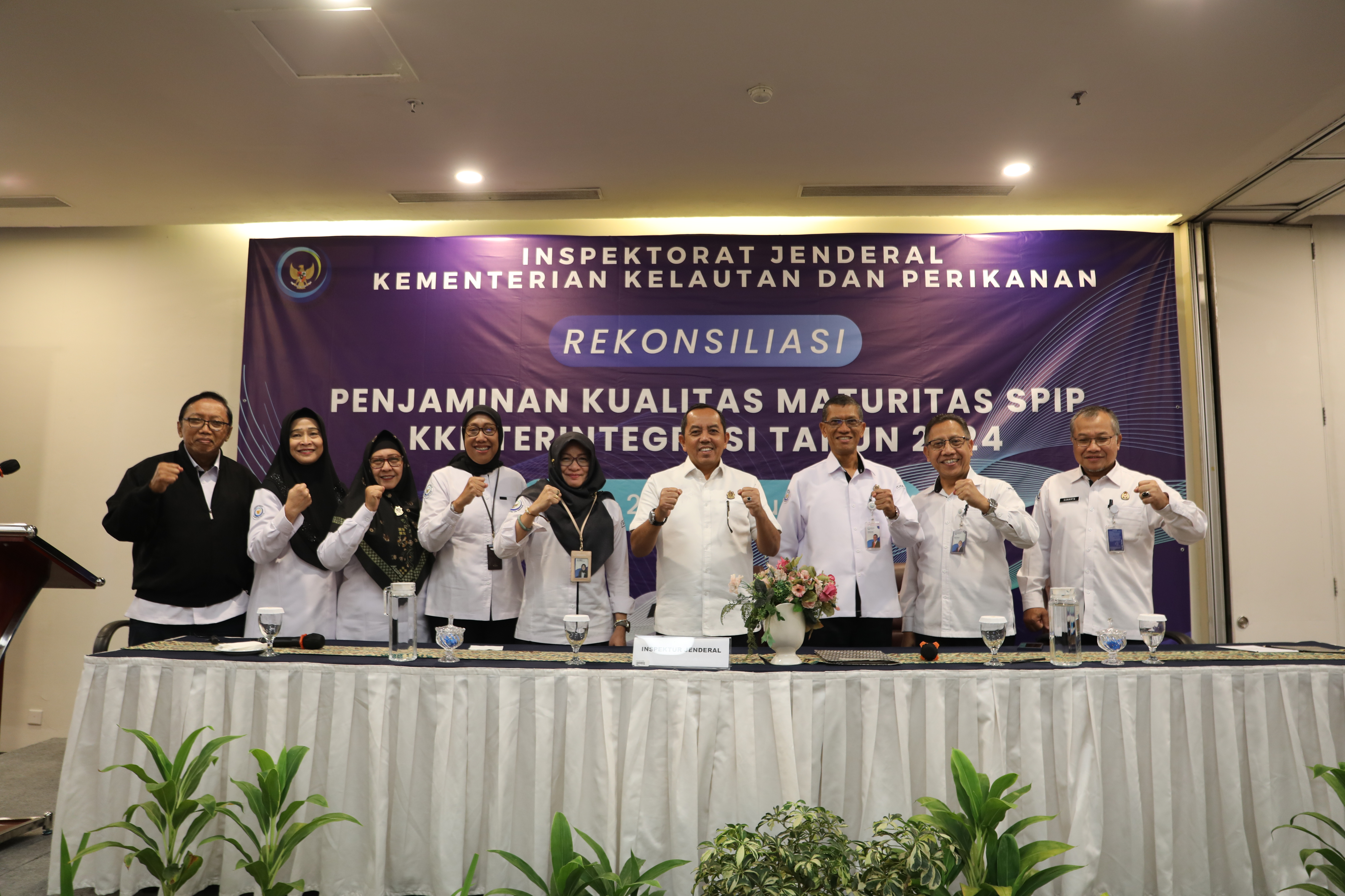 Rekonsiliasi Penjaminan Kualitas Maturitas SPIP KKP Terintegrasi Tahun 2024