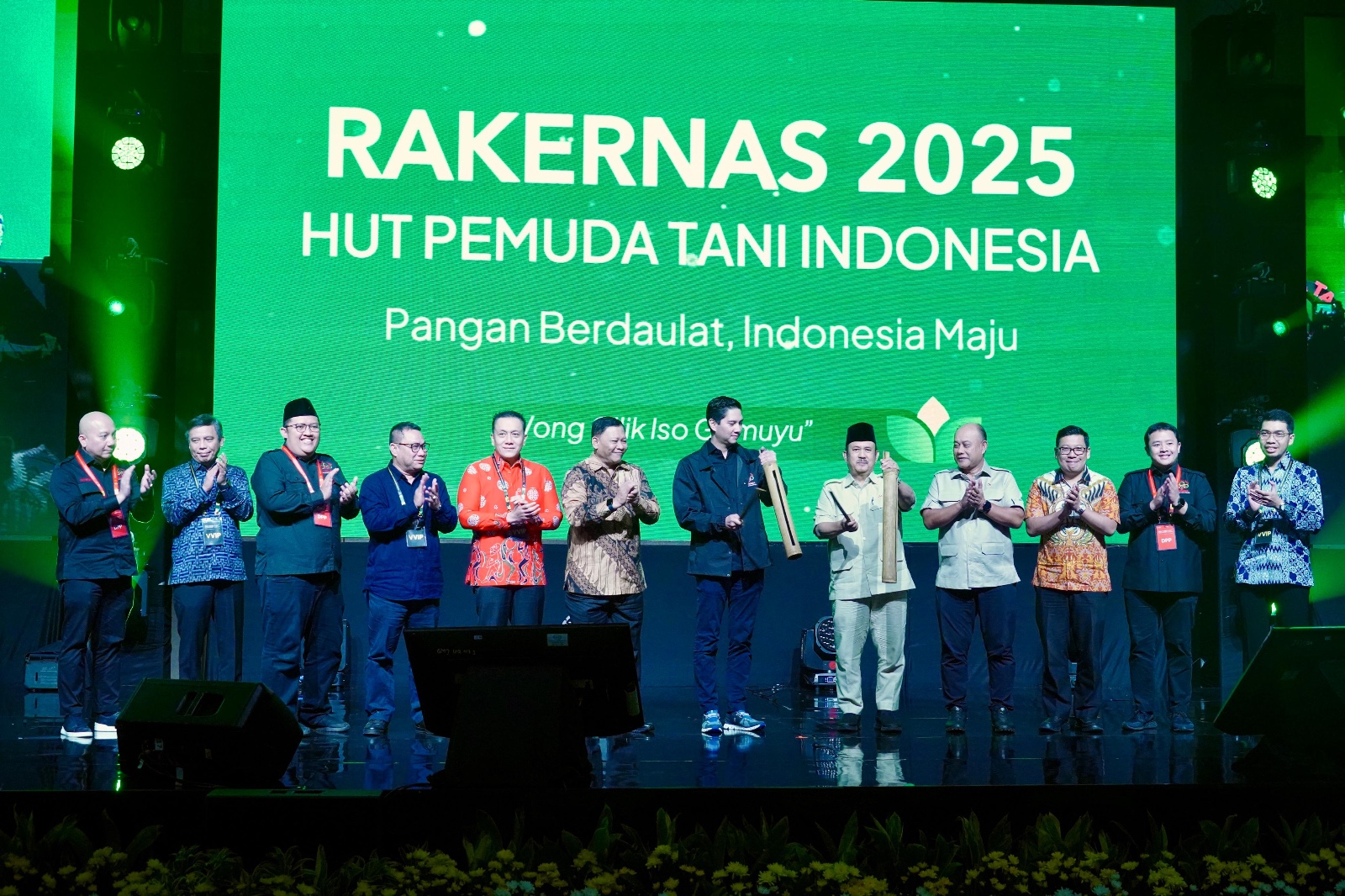 Wakil Menteri Kelautan dan Perikanan menghadiri Rapat Kerja Nasional 2025 Hari Ulang Tahun Pemuda Tani Indonesia