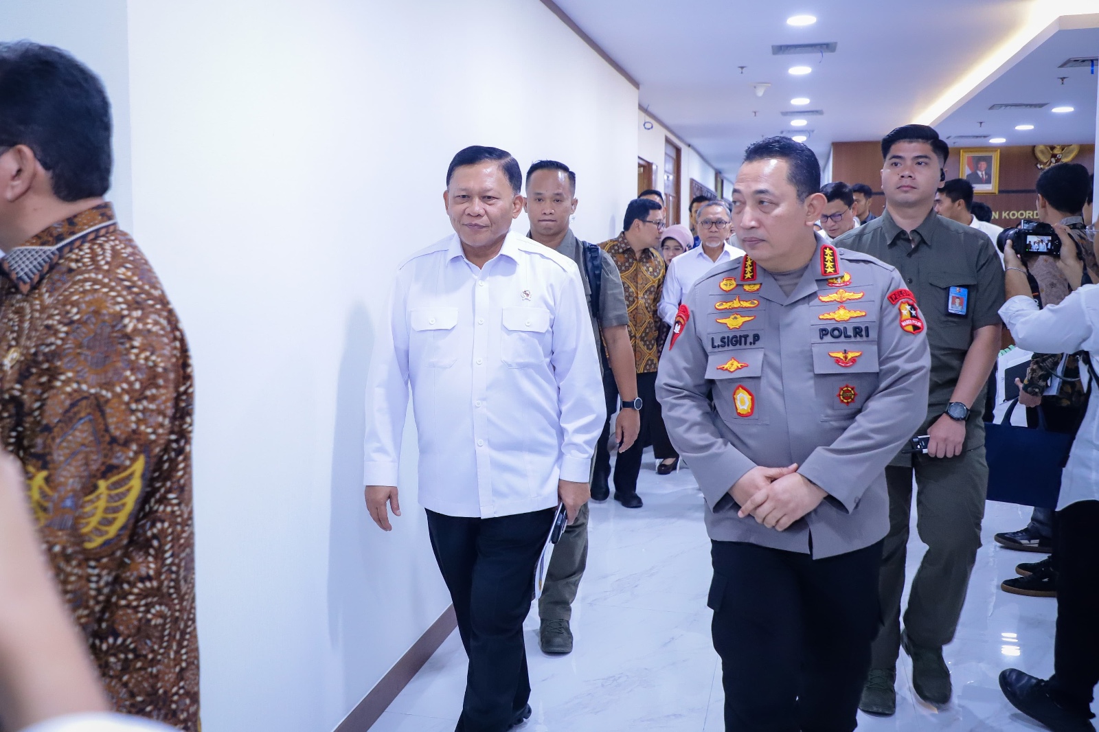 Wakil Menteri Kelautan dan Perikanan Menghadiri Rapat Koordinasi Pangan jelang Ramadan di Kementerian Koordinasi Bidang Pangan.